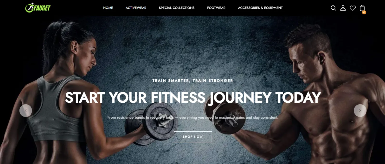 Custom tier storefront — Gym Needs