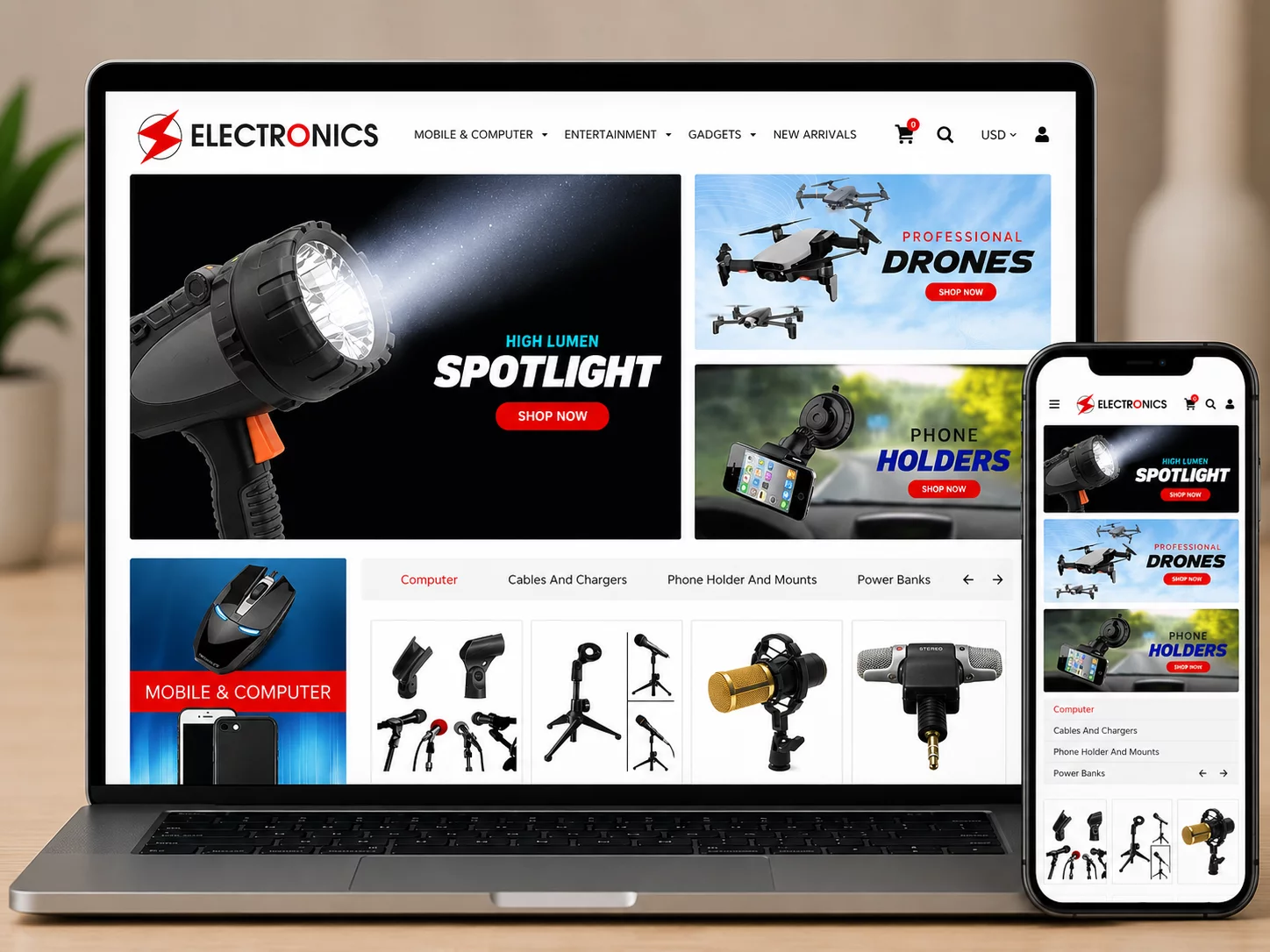 Electronics Gadgets Niche Premium Store