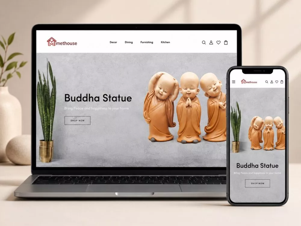 Prebuilt Home Decor Shopify Store – 50+ Interior Accessories Products