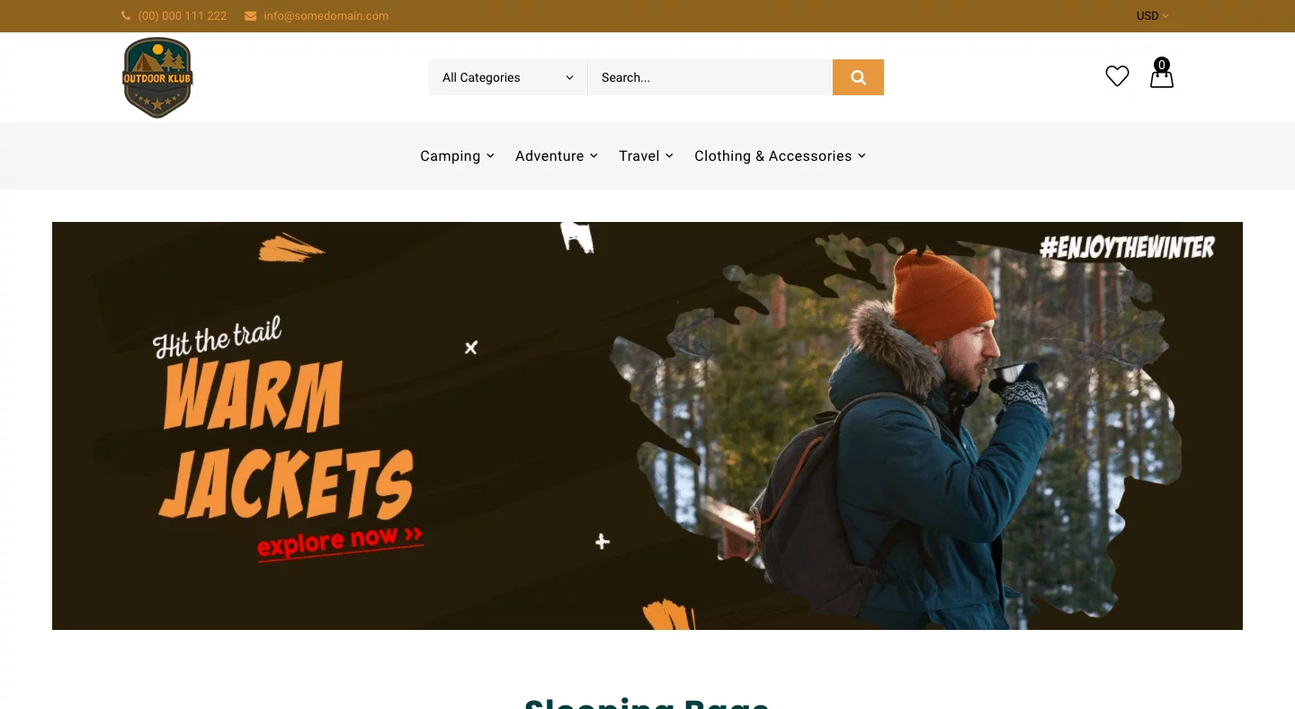 OutdoorKlub.com (US$ 1,131) - Outdoor Niche Exclusive Store