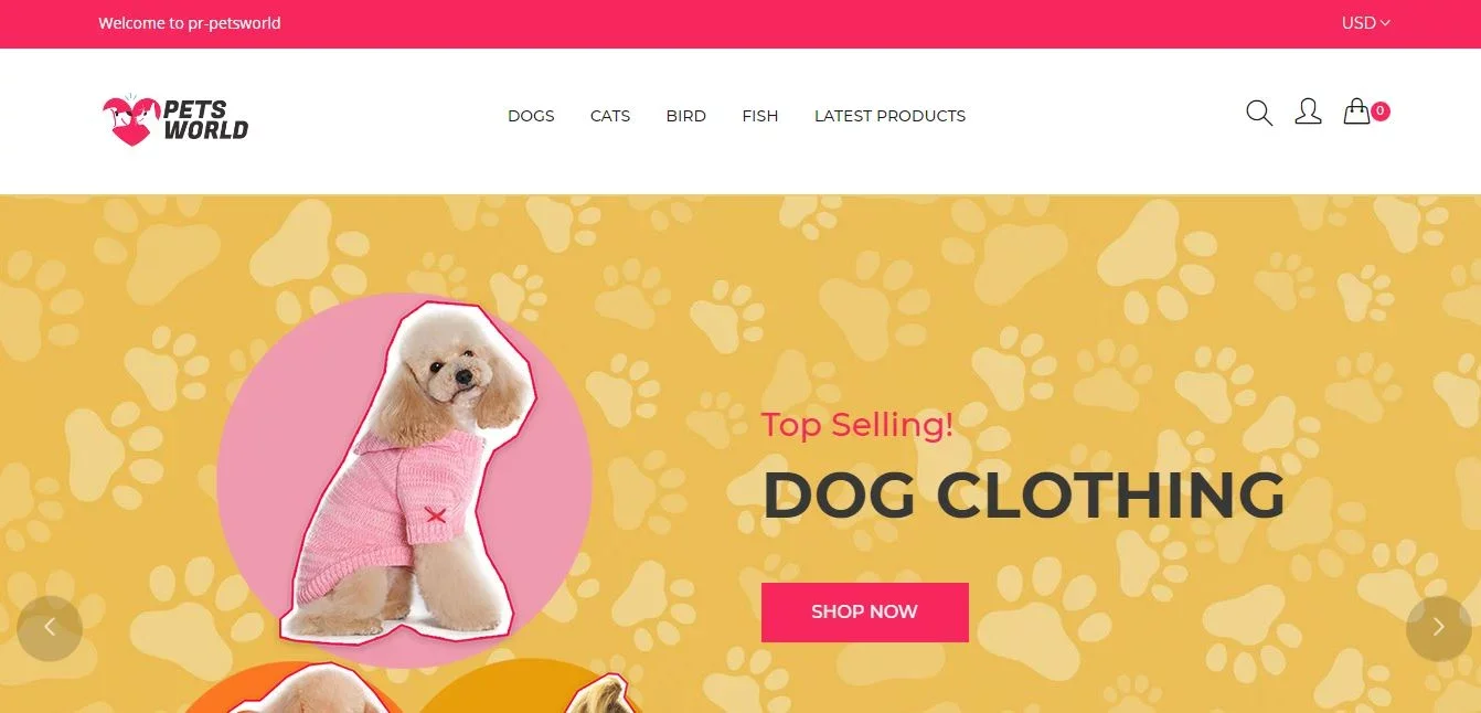 Pets World: Pet Niche Shopify Premium Store