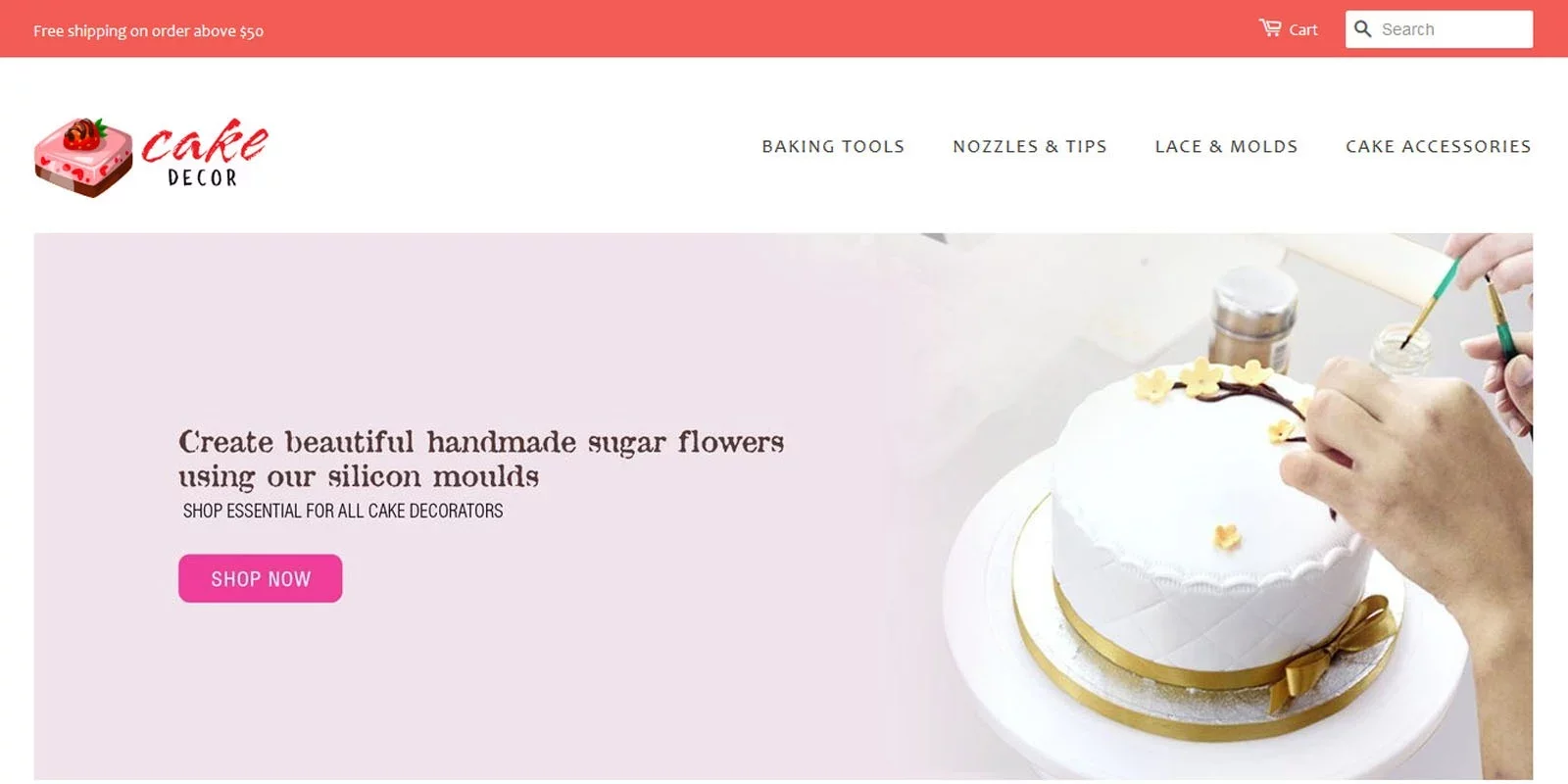 Cake Decor Accessories Niche Starter Store