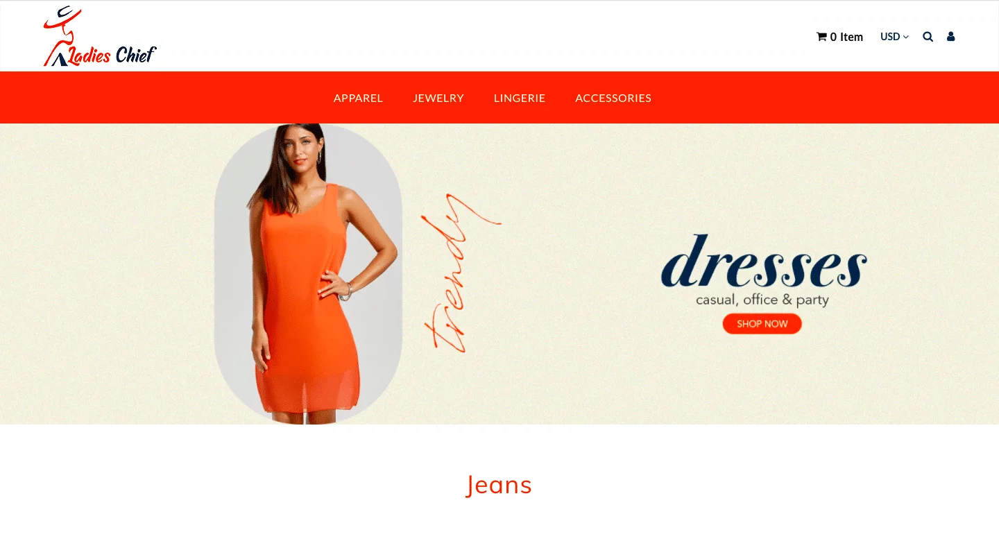 LadiesChief.com Ladies Fashion Niche Exclusive Store
