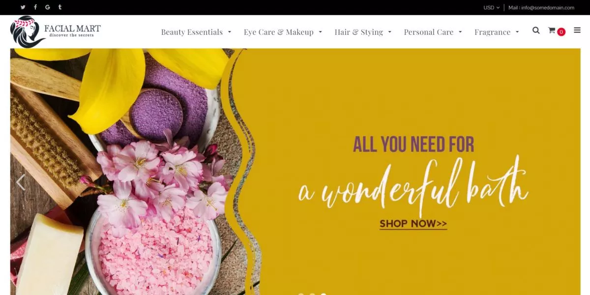 FacialMart.com (US$ 1,322) – Beauty Niche Exclusive Store