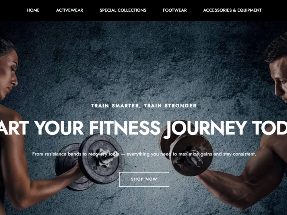 Gym Accessories Niche Starter Store