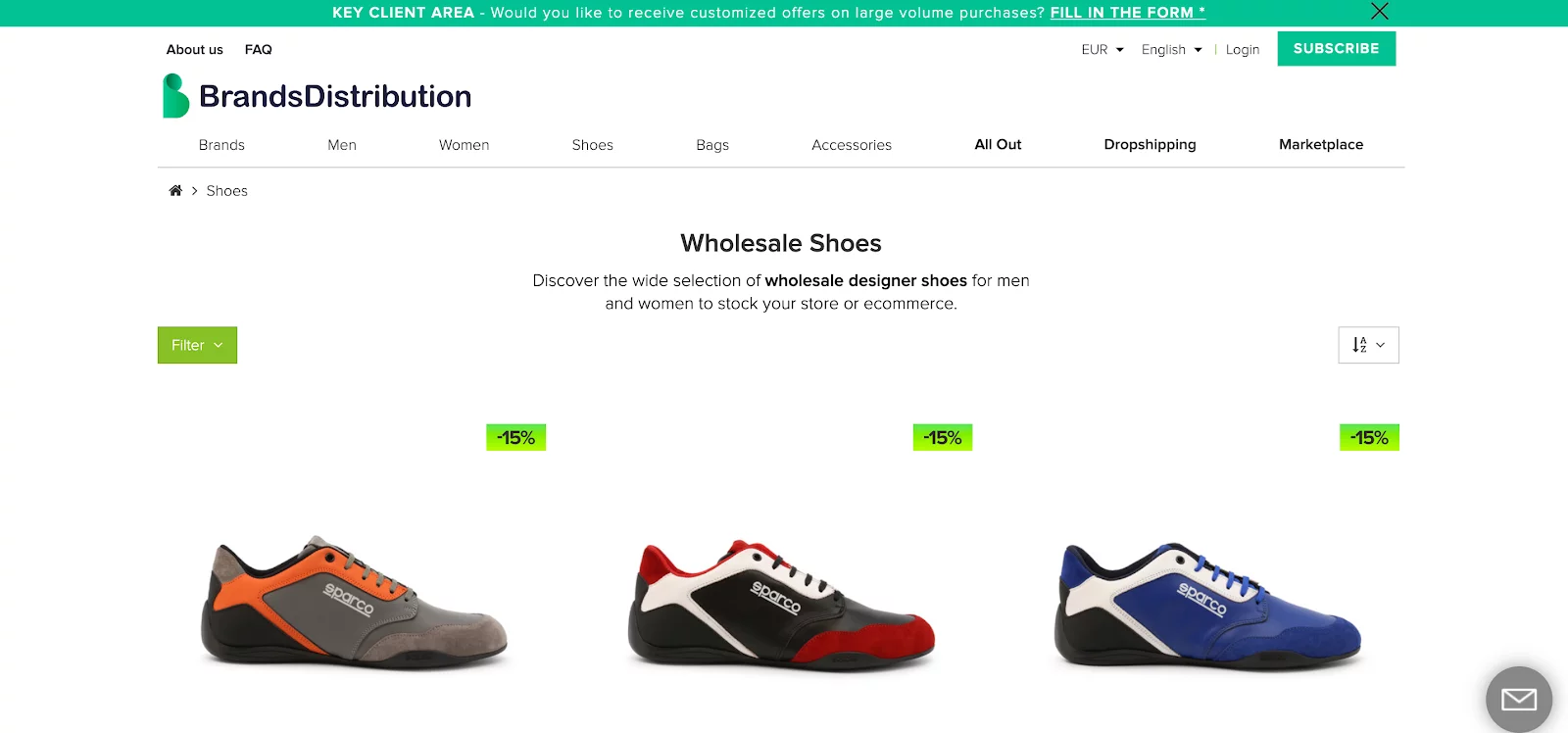 Dropshipping Shoe Suppliers - BrandsDistribution