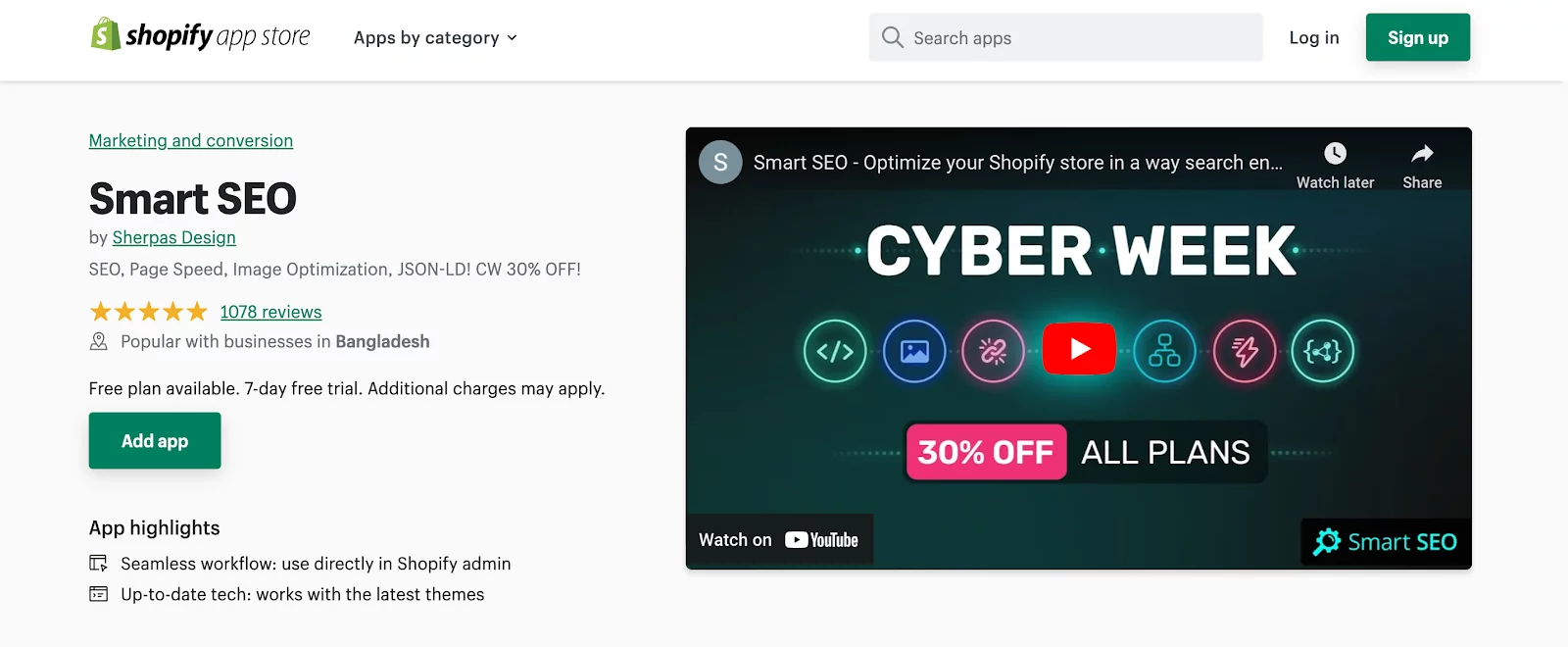Shopify SEO Apps - Smart SEO