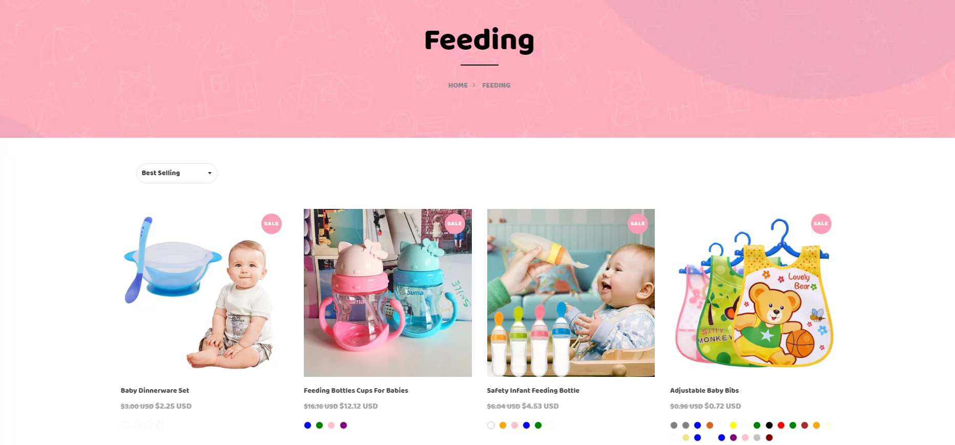BABY STORE Shopify Starter Dropship Store & eCommerce Website