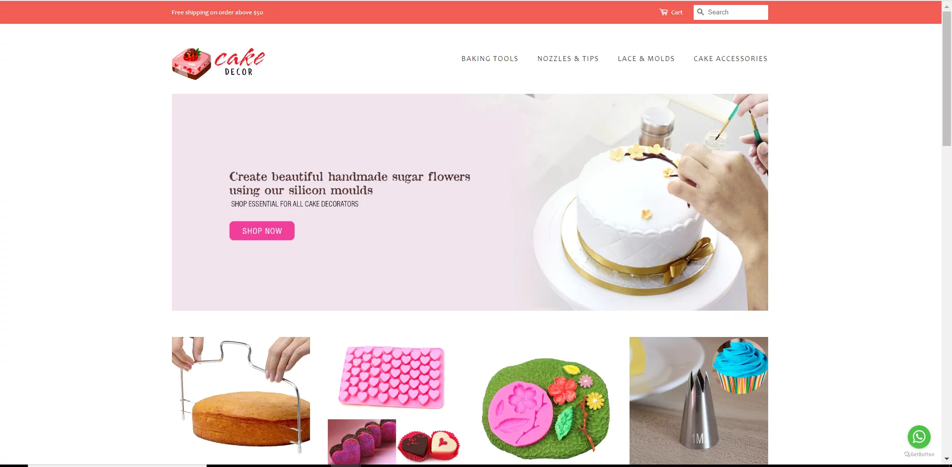 Where to buy Prebuilt Shopify Cake Decoration Stores?