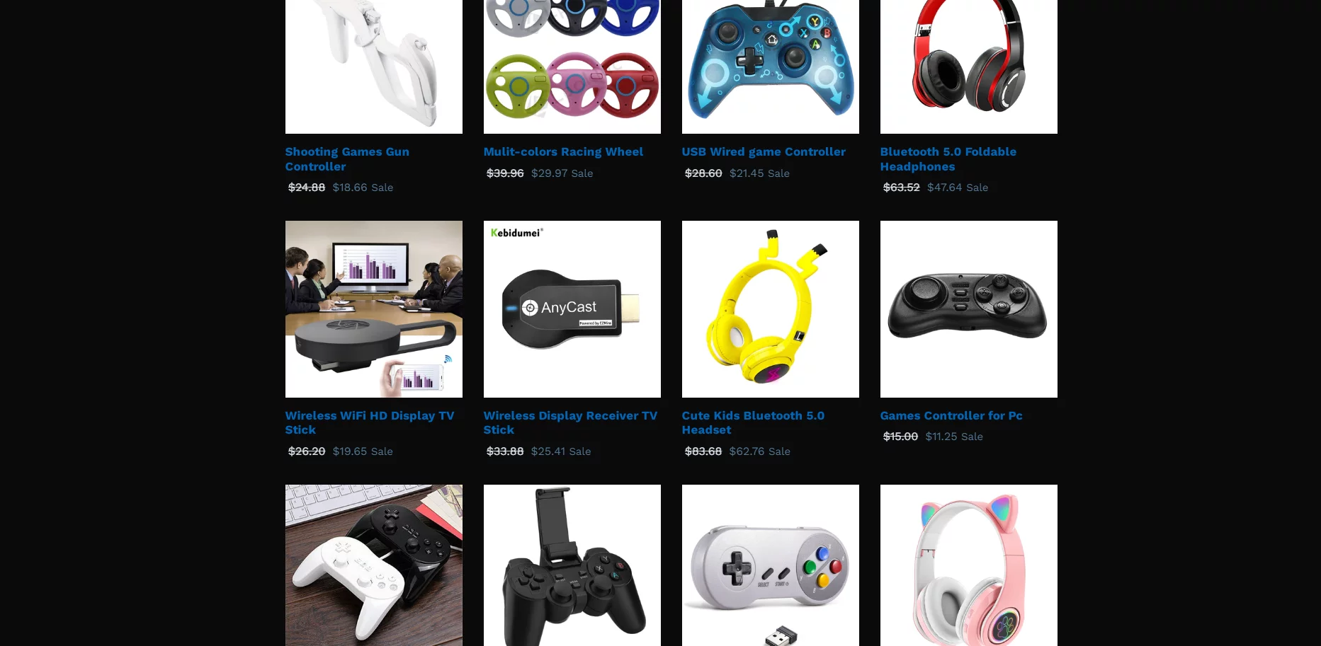  Gadgets Shopify Starter Dropship E-commerce Website