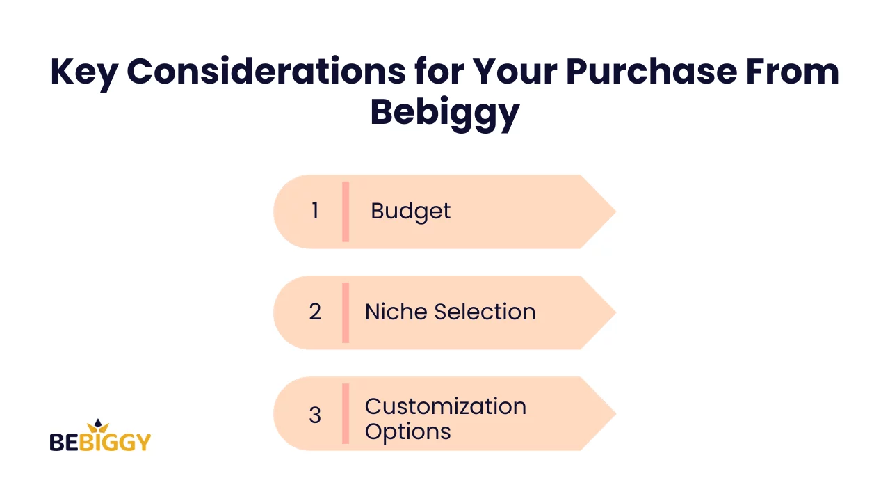 Key Considerations for Your Purchase From Bebiggy