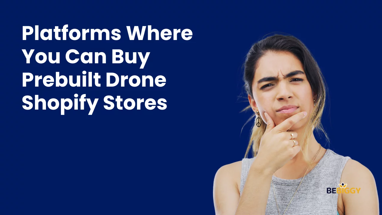 Platforms Where You Can Buy Prebuilt Drone Shopify Stores