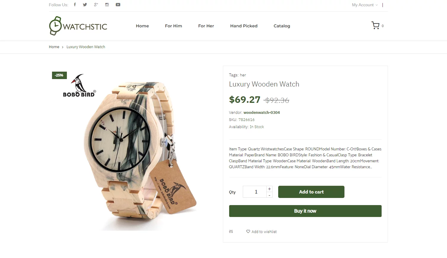 Where to buy Prebuilt Shopify Watch Stores?