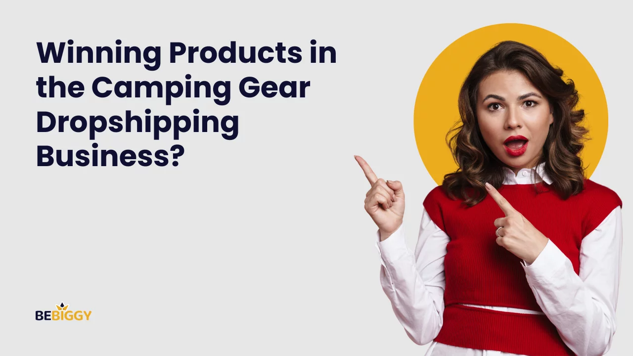 What are some winning products in the Camping Gear dropshipping business?