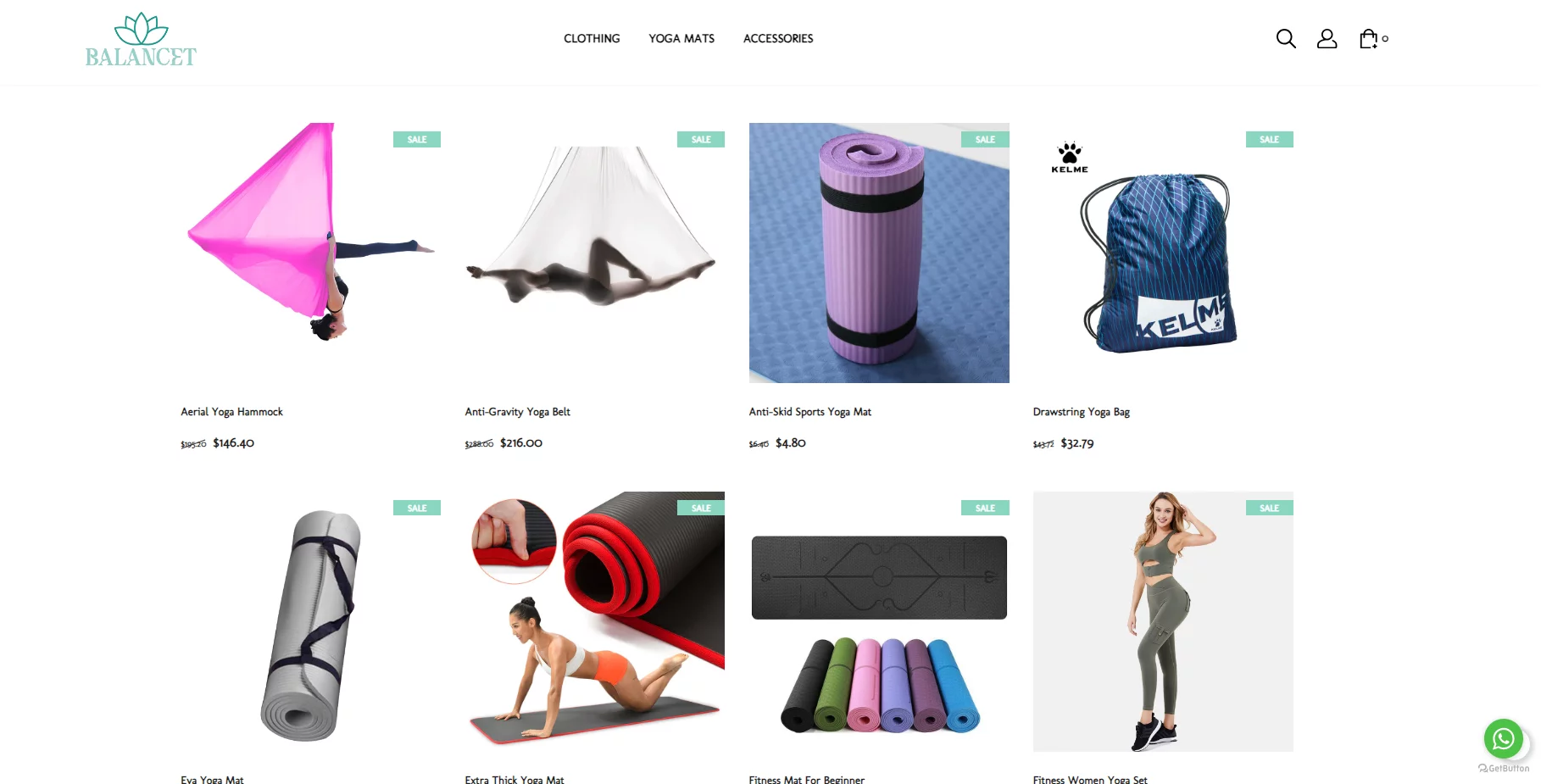 What are some winning products in the Yoga dropshipping business?