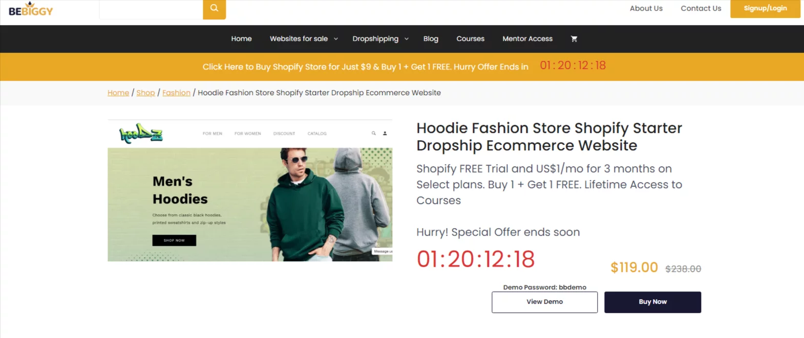 Bebiggy Introducing Your Dream Shopify Hoodie Store!