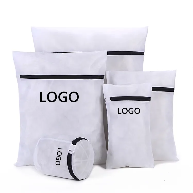 best-selling dropshipping products- Custom Logo Zipper Mesh Laundry Net