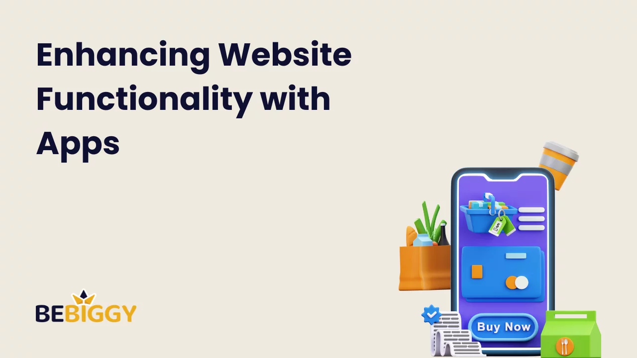 Enhancing website functionality with apps