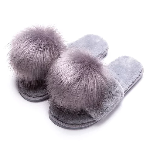 Furry Slides- Shoes
