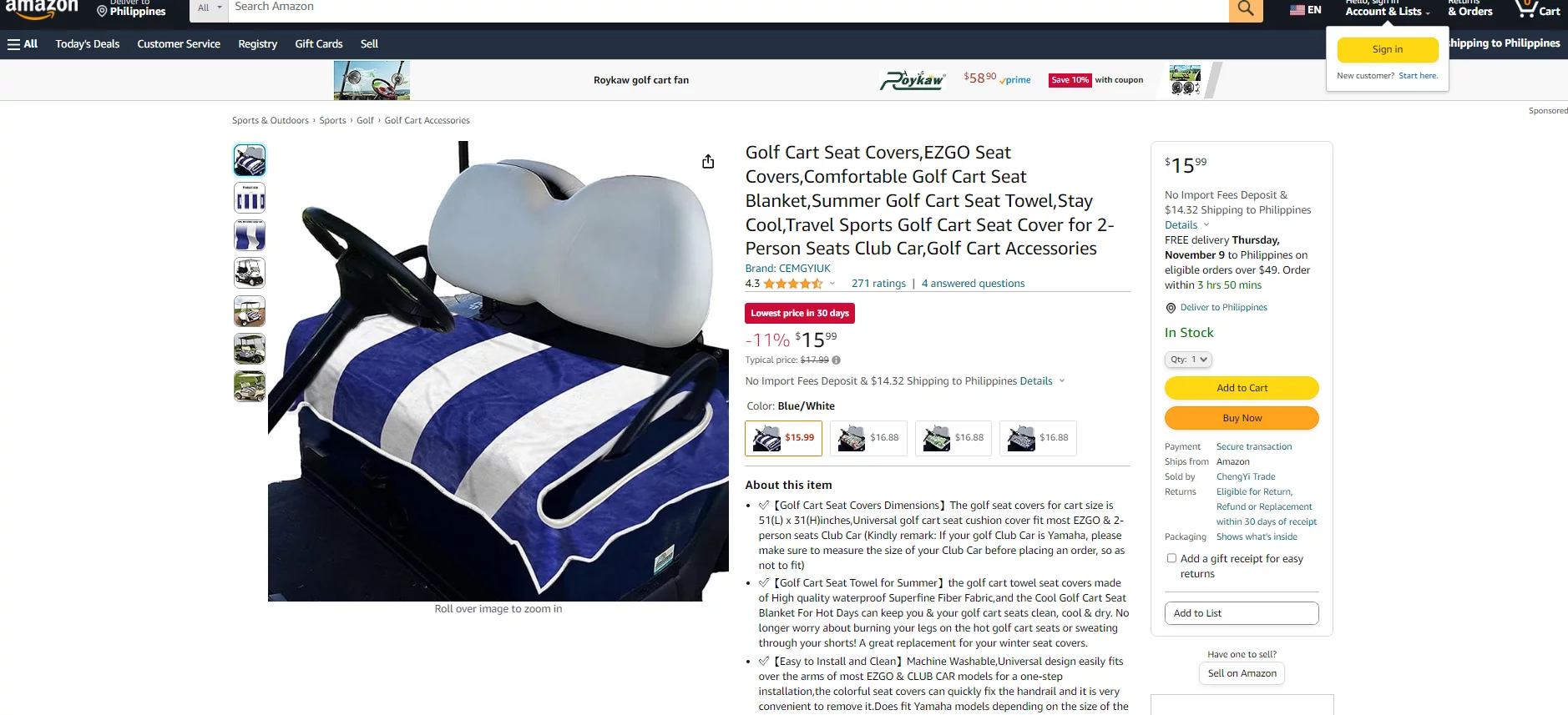 Must-Have Golf Cart Accessories for Dropshipping