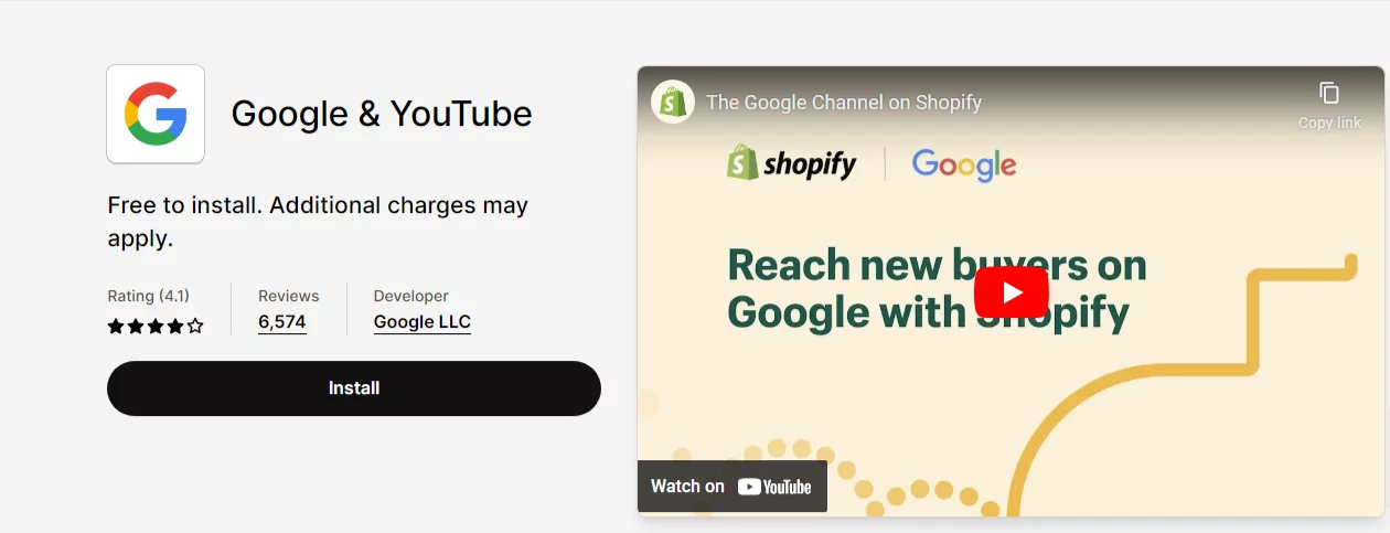 Google & YouTube: Best Shopify App for Conversions and Integration