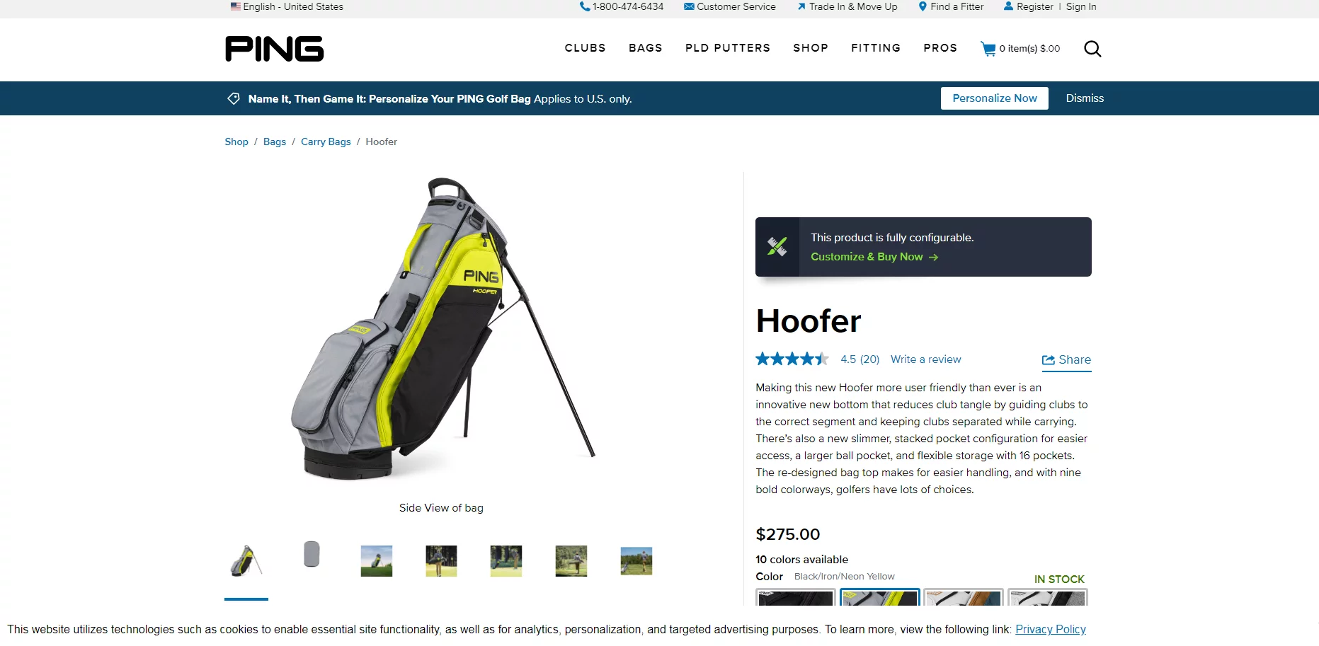 Best Golf Dropshipping Products 3: Golf Bags
