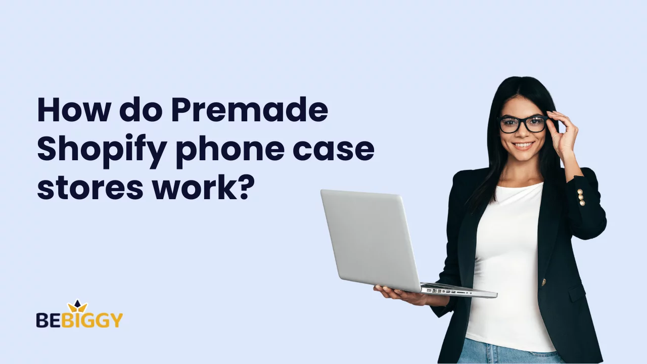How do Premade Shopify phone case stores work?