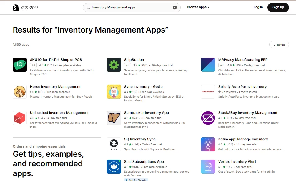 Inventory Management Apps