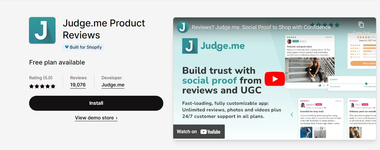 Best Shopify Review Apps: Judge. me Product Reviews