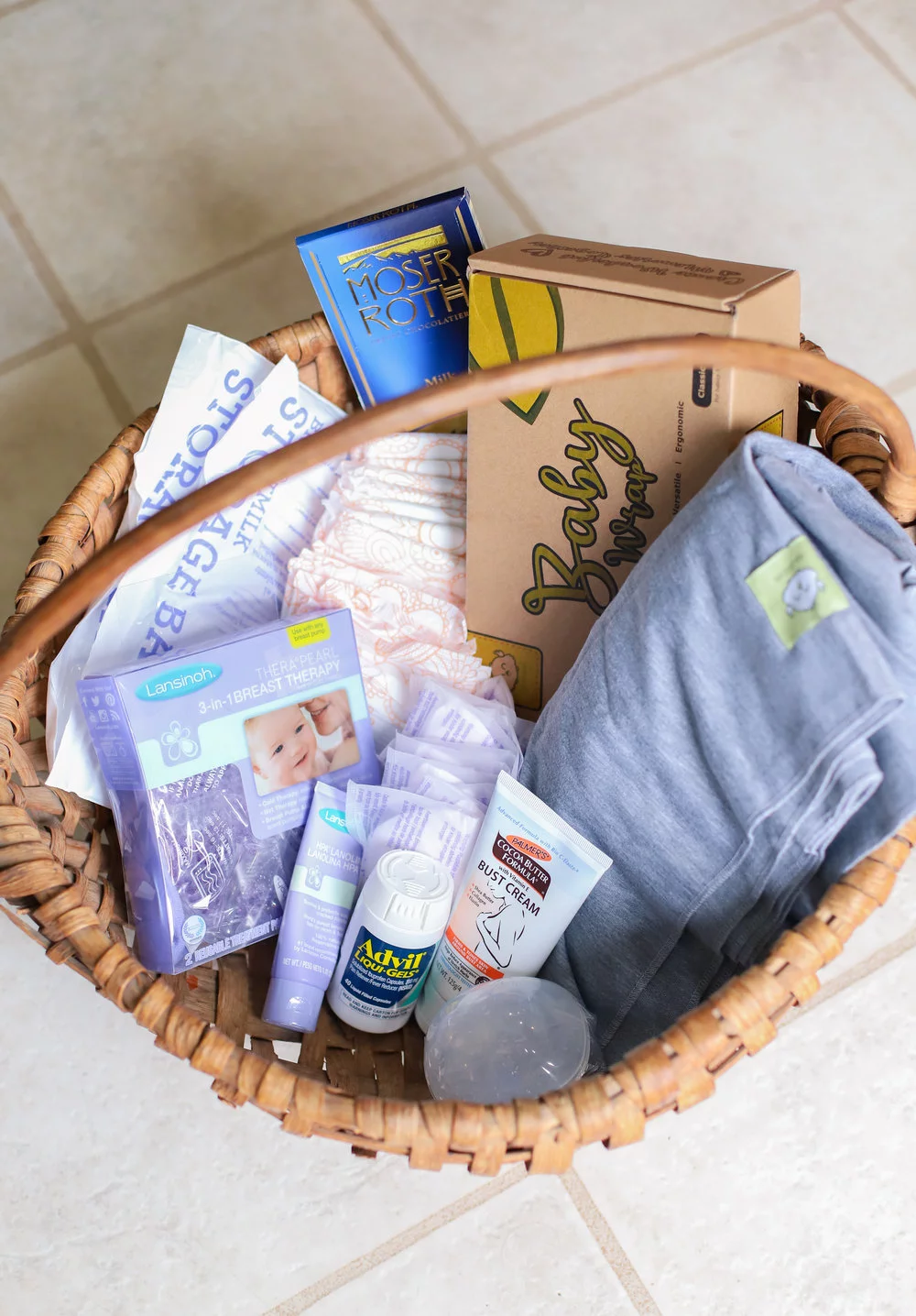 Nursing Basket - Keep Essentials Organized for New Moms