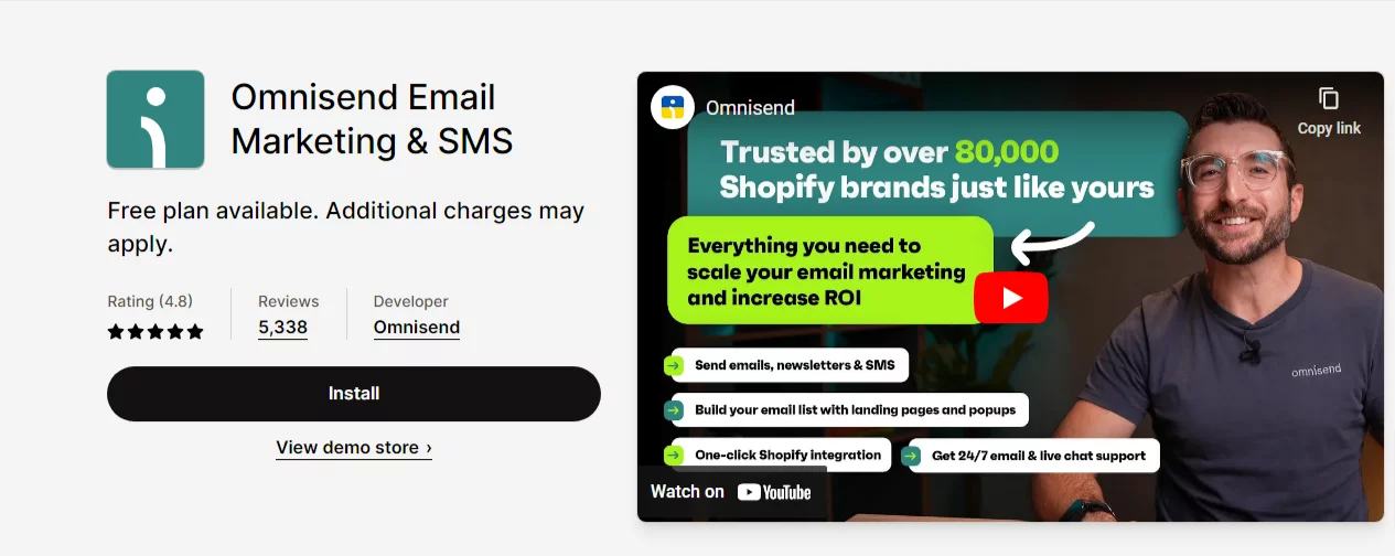 Best Shopify Apps for Conversions: Omnisend Email Marketing & SMS