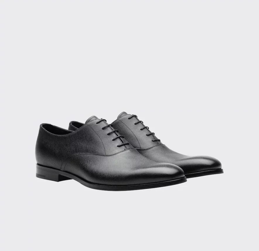 Prada Saffiano Leather Oxfords: Classic and sophisticated style