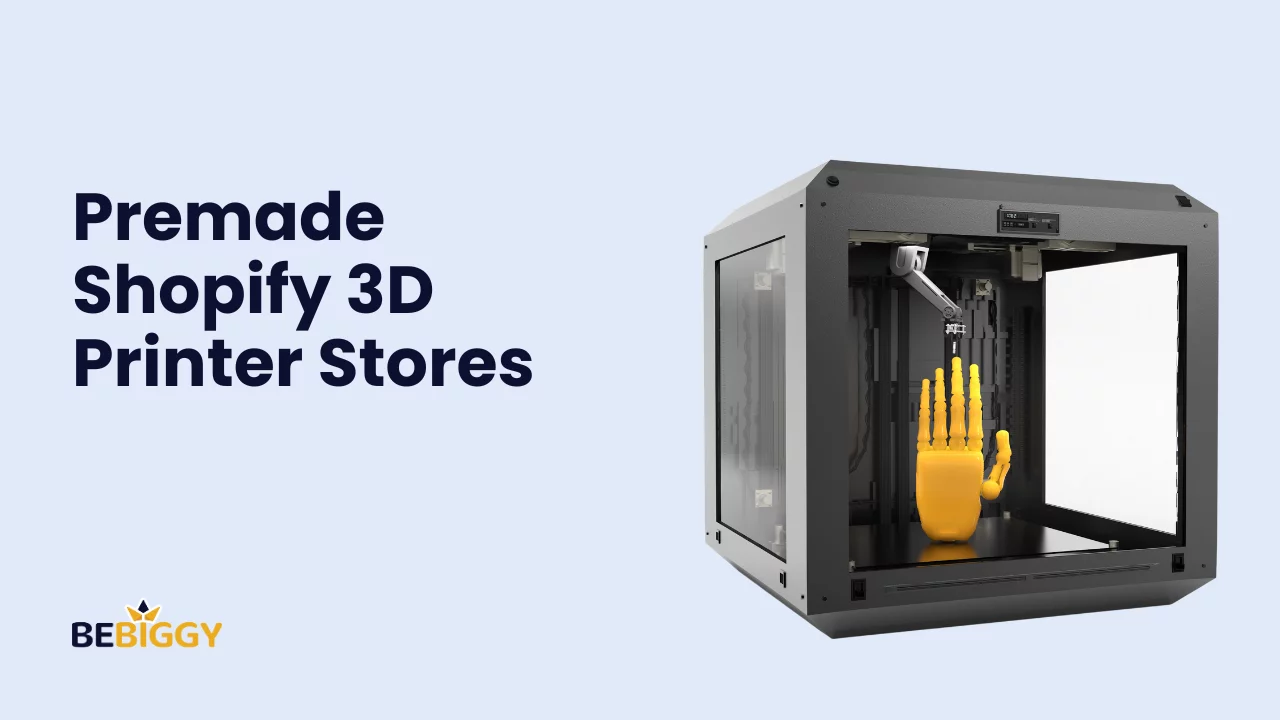 Premade Shopify 3D Printer Stores