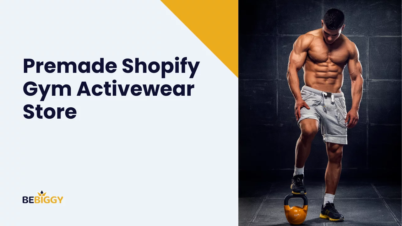 Premade Shopify Gym Activewear Store Your Dream E-commerce Business