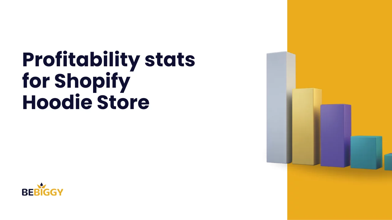 Profitability stats for Shopify Hoodie Store