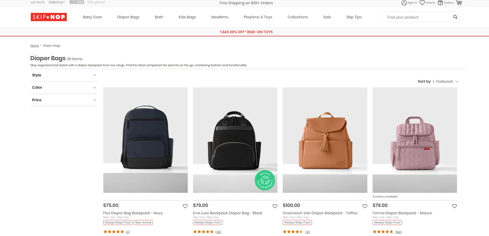 Trends and analysis of the Diaper Bags market
