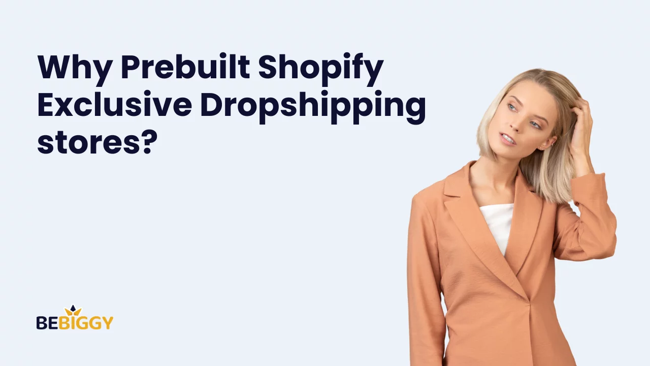 Why Prebuilt Shopify Exclusive dropshipping stores