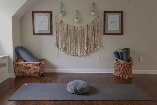 Yoga-themed Home Decor