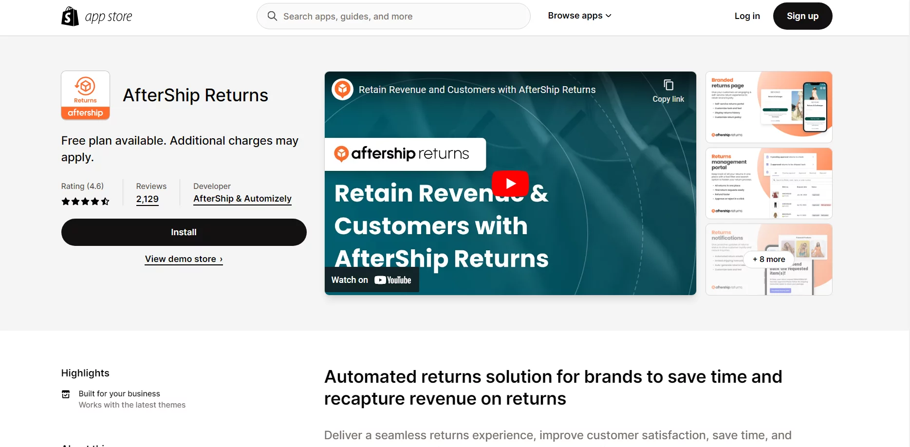 Best Shopify Returns Apps: AfterShip Returns