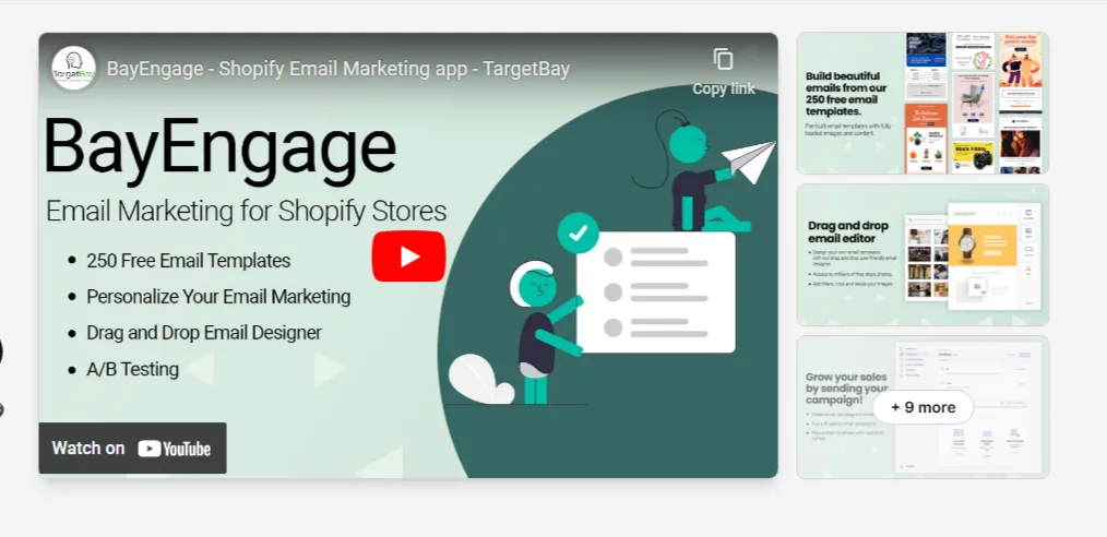 Best Shopify Marketing Apps: BayEngage Email Marketing