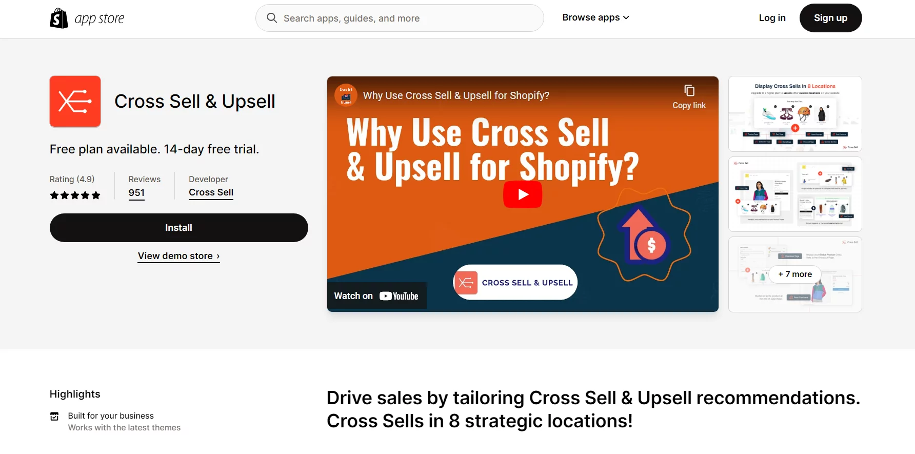 Cross Sell & Upsell