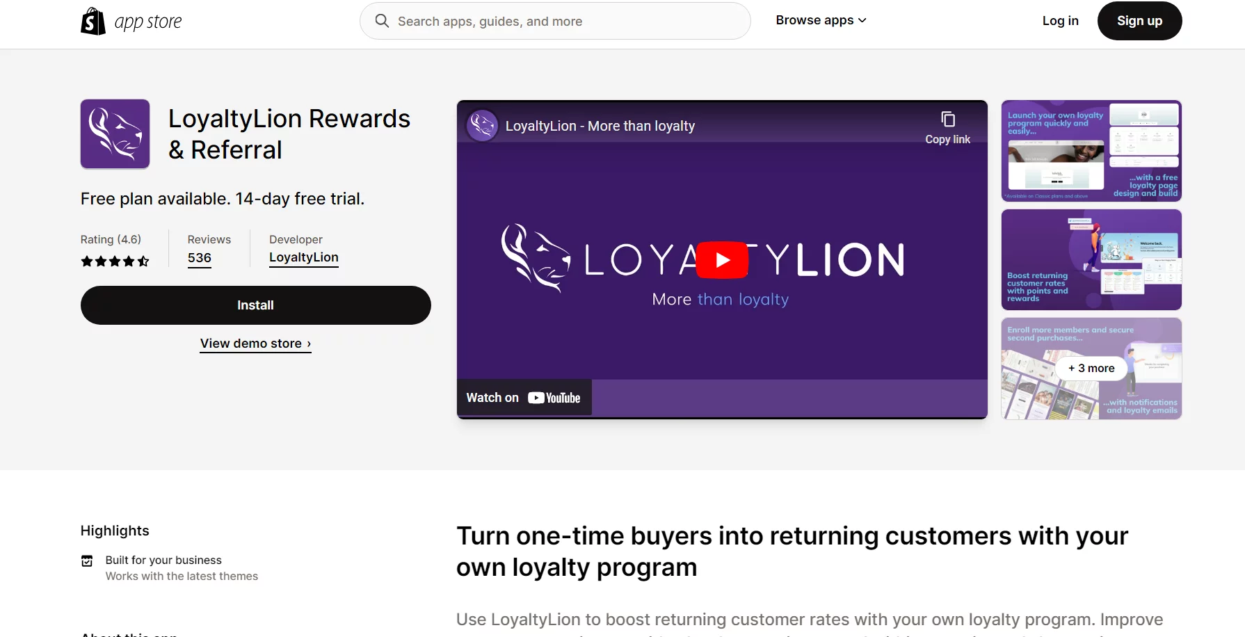 Best Shopify Referral Apps- LoyaltyLion Rewards & Referral