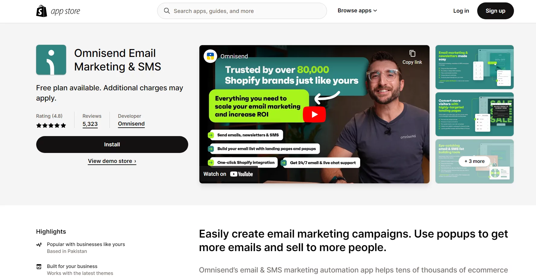 Best Shopify SMS Apps: Omnisend Email Marketing & SMS