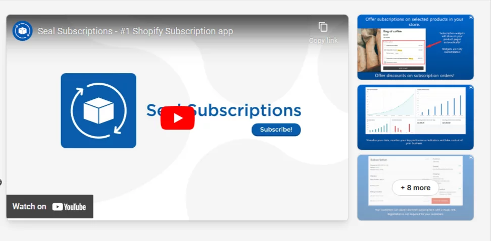 Best Shopify Marketing Apps: Seal Subscriptions App