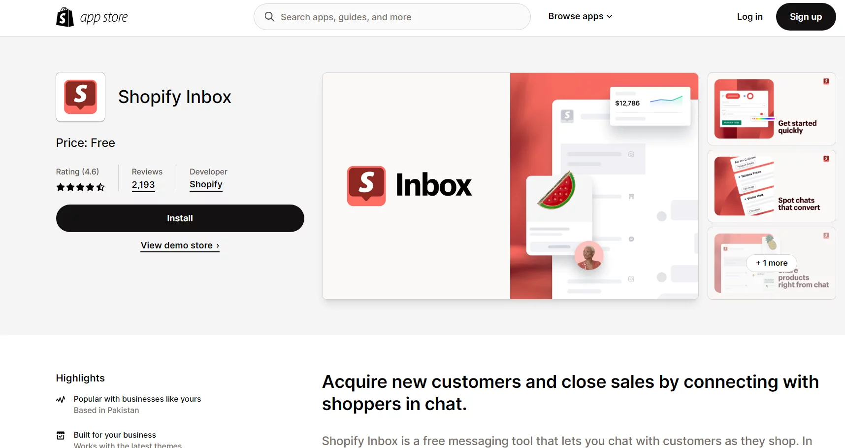 Best Shopify SMS Apps: Shopify Inbox