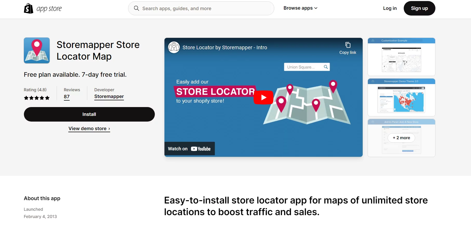 Best Shopify Bundle Apps: Storemapper Store Locator Map