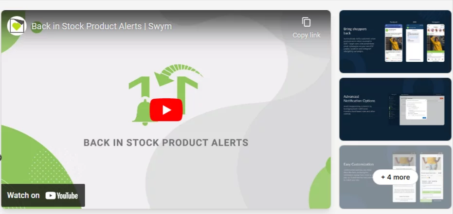 Inventory Management Apps Shopify: Swym Back in Stock Alerts