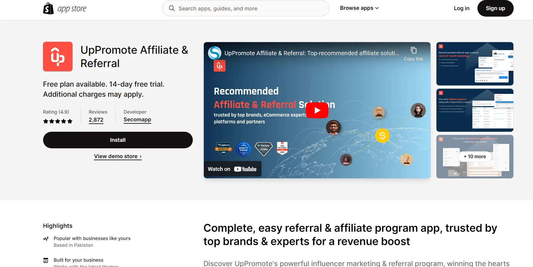Best Shopify Referral Apps- UpPromote Affiliate & Referral